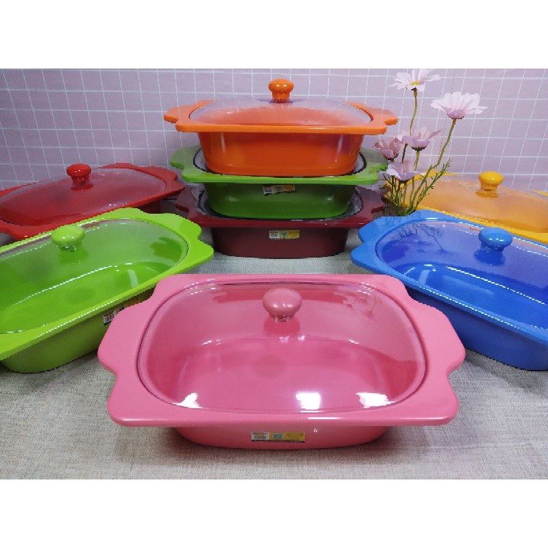 PLAOSANSTORE Grosir Melamine - Buffet Set Single 9inc Golden Dragon Melamine PS0801 (1pcs - Prasmana