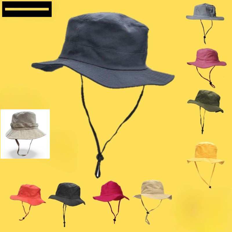 TOPI RIMBA POLOS BAHAN ENAK DIPAKAI BISA UNTUK ADENTURE MANCING TOPI PRIA WANITA DEWASA BISA COD