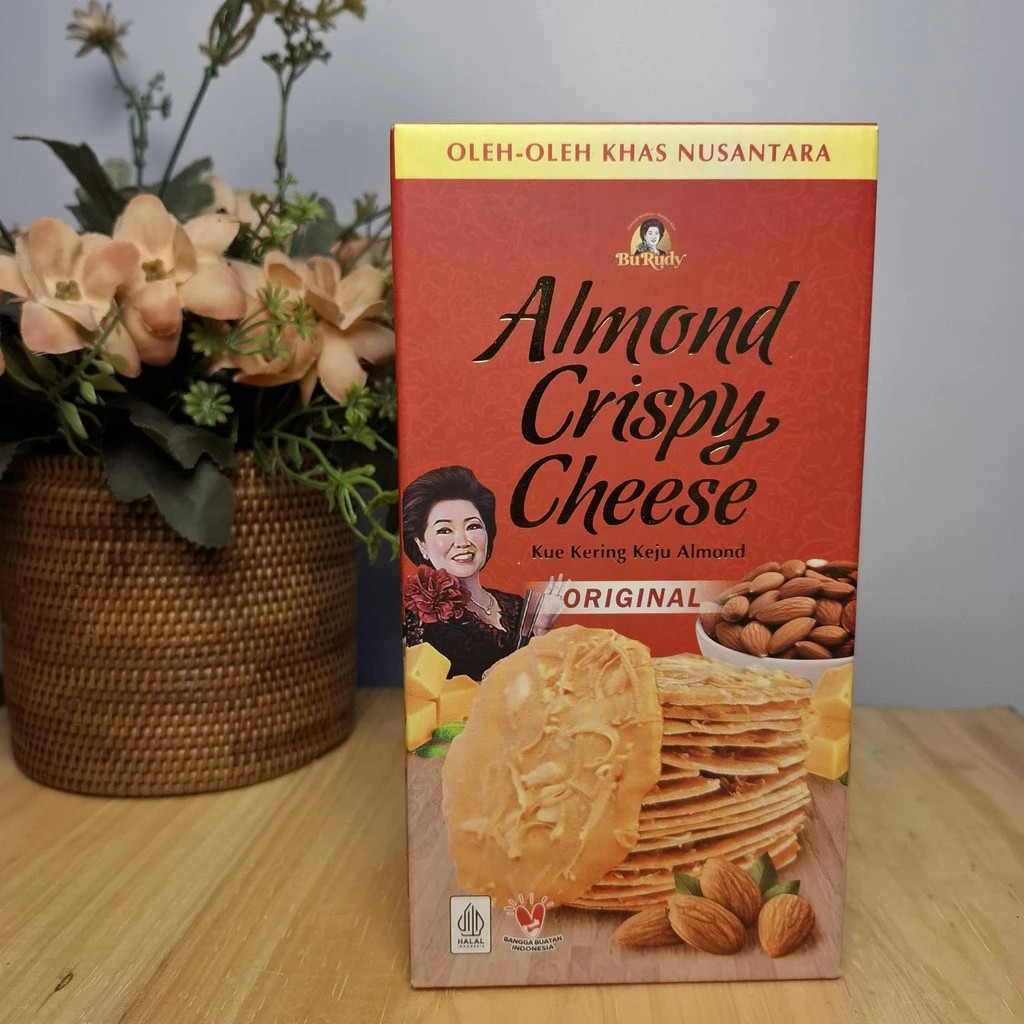 

Cemilan Renyah Almond Crispy Cheese Bu Rudy 150gr – Rasa Pisang Madu, Original, dan Cokelat