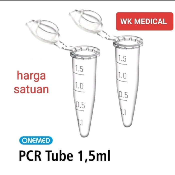 PCR Tube ukuran 1.5 cc Tabung eppendorf satuan pcs