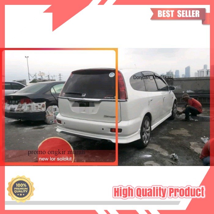 (READY) sparepart mobil aksesoris eksterior mobil Honda stream Modulo bodykit   we