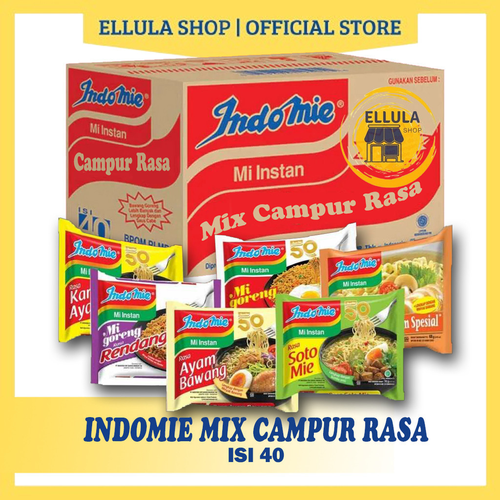 

BITEFUL ELLULA Shop - INDOMIE 1 DUS ISI 40 BISA CAMPUR