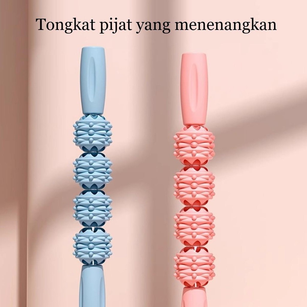 AIO - Tongkat Pijat Kaki Gada - Massage Stick - Rol Pijat Kaki Gada - Pelemas Otot Kaki - Alat Pijat