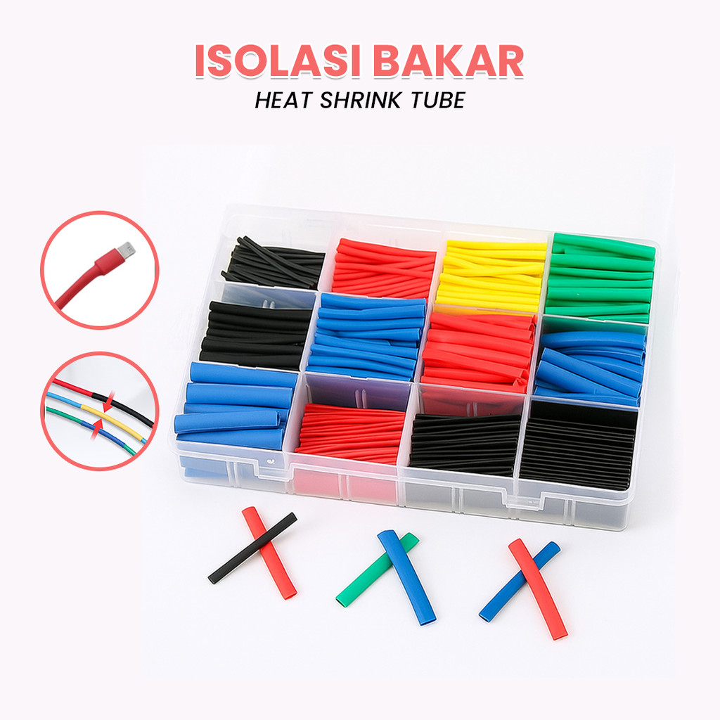 5378 Kabel Isolasi Bakar / Isolasi Bakar / Heat Shrink Kabel Bakar Konektor Penyambung Kabel