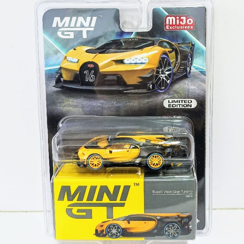 Mini GT 317 MJ Bugatti Vision Gran Turismo Yellow