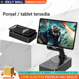 Dudukan Ponsel 3-in-1 /  Hubungkan Speaker Bluetooth / Dapat Diisi Ulang / PowerBank Holder Hp Stand Meja Multifungsi