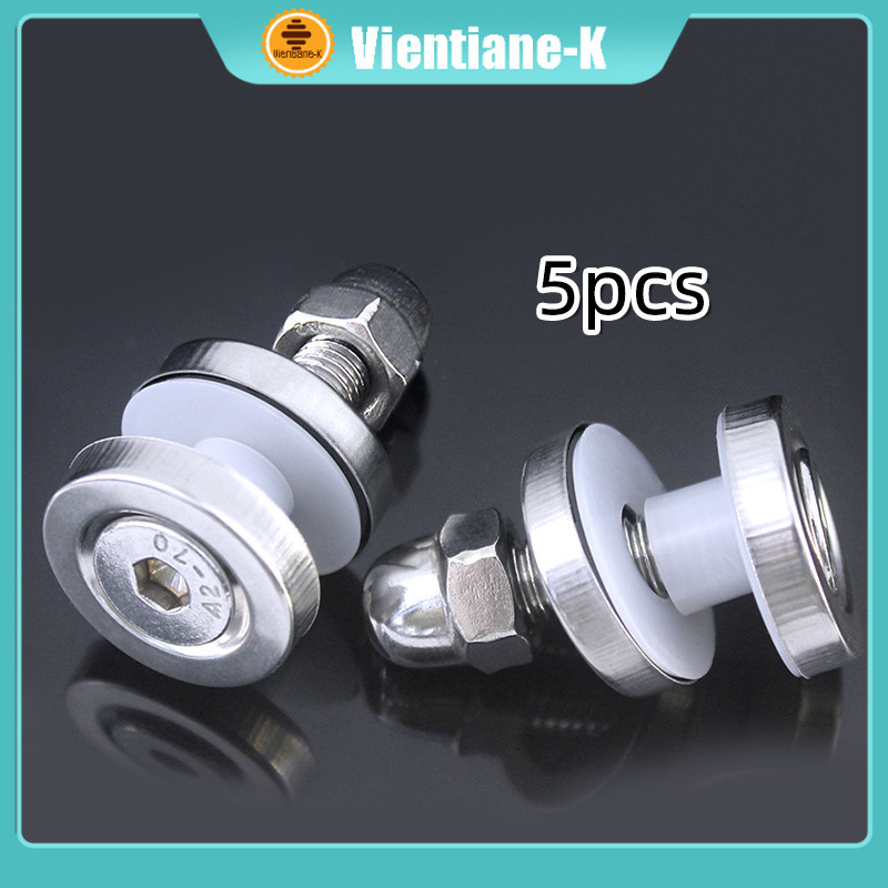 5Pcs Baut Penjepit Kaca Tangga / Jepit Railing Tangga / Baut Kaca Jepit