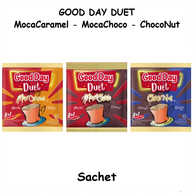 Kopi Good Day Duet 22gr × 10 Sachet