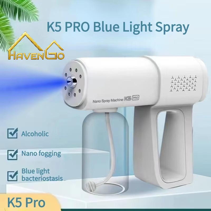 Nano Spray Steam Gun Nano Mist Machine Portable Facial Steamer Hair Care Untuk Wajah & Rambut