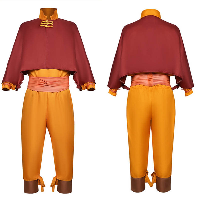 Aang Cosplay Costume 2024 Etio Avatar The Last Airbender Role Play for Halloween Anime Comic Con Ava