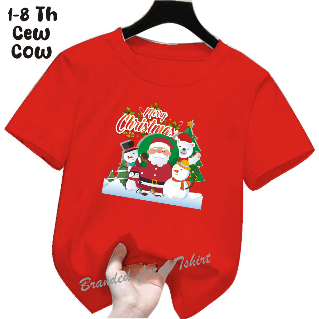 Ind Promo Kaos Natal NT 1 Anak Anak  Murah Jual kaos natal Harga  &  2023 Kaos Anak Anak Natal  Kaos