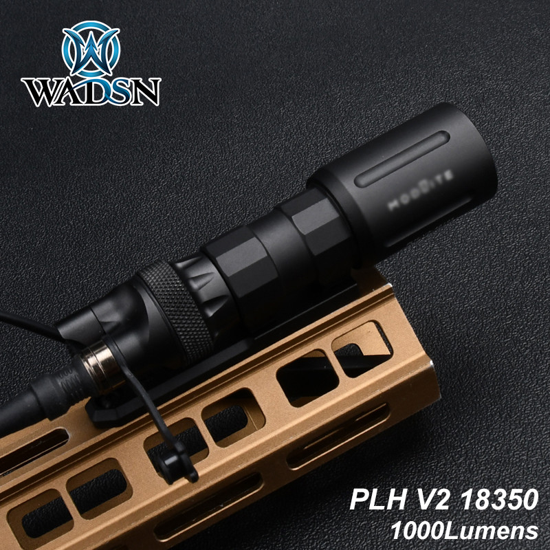 WADSN PLHv2-18350 ModL Scout Light 1000lumens powerful output Tactical Airsoft weapon Flashlight wit