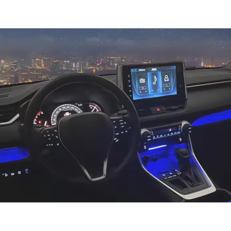 For 2020-2023 Toyota RAV4 Accessory Car LED Atmosphere Light Central Console Interior Ambient Lamp M