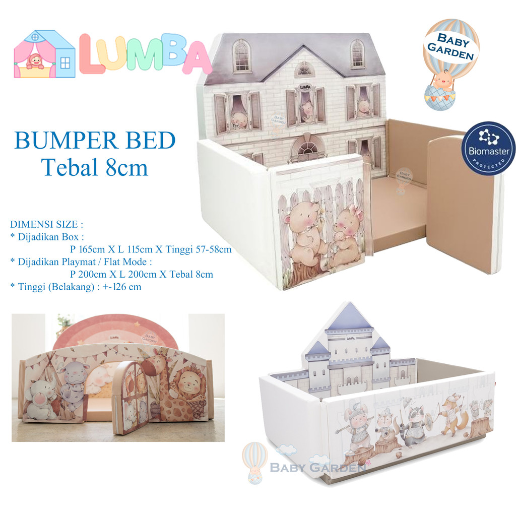 Lumba bumper bed new 8cm playmat tempat tidur bayi