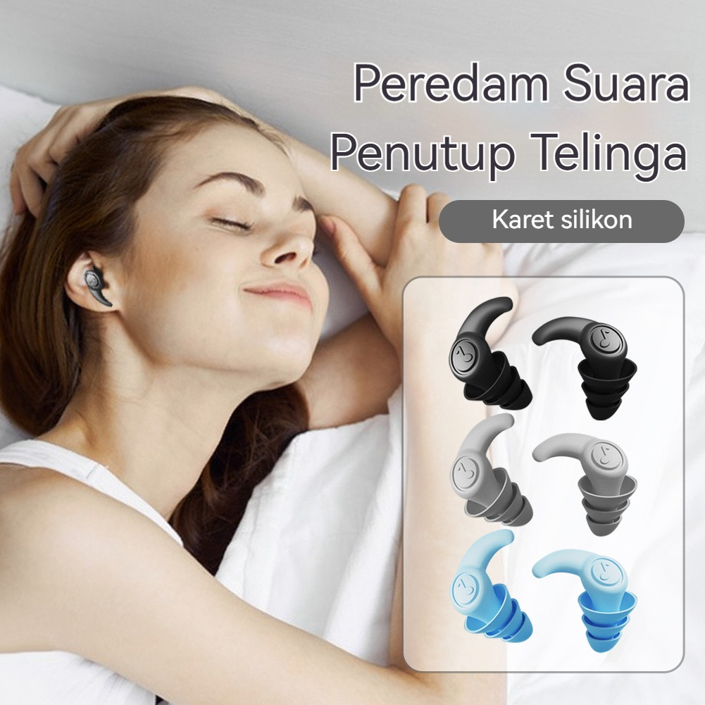 Earplug Nano Silikon untuk Tidur, Peredam Suara Ideal di Lingkungan Bising