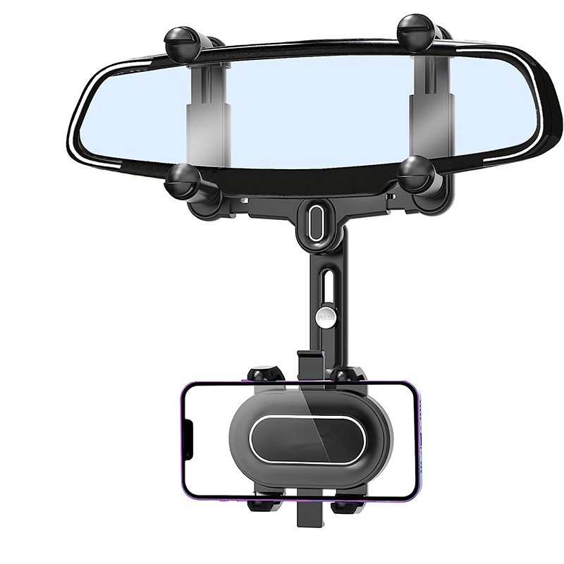 Handphone Holder Mobil Stand Holder Hp Di Mobil Kaca Car Holder Jepit Hp Mobil Fleksibel Jepit Kaca