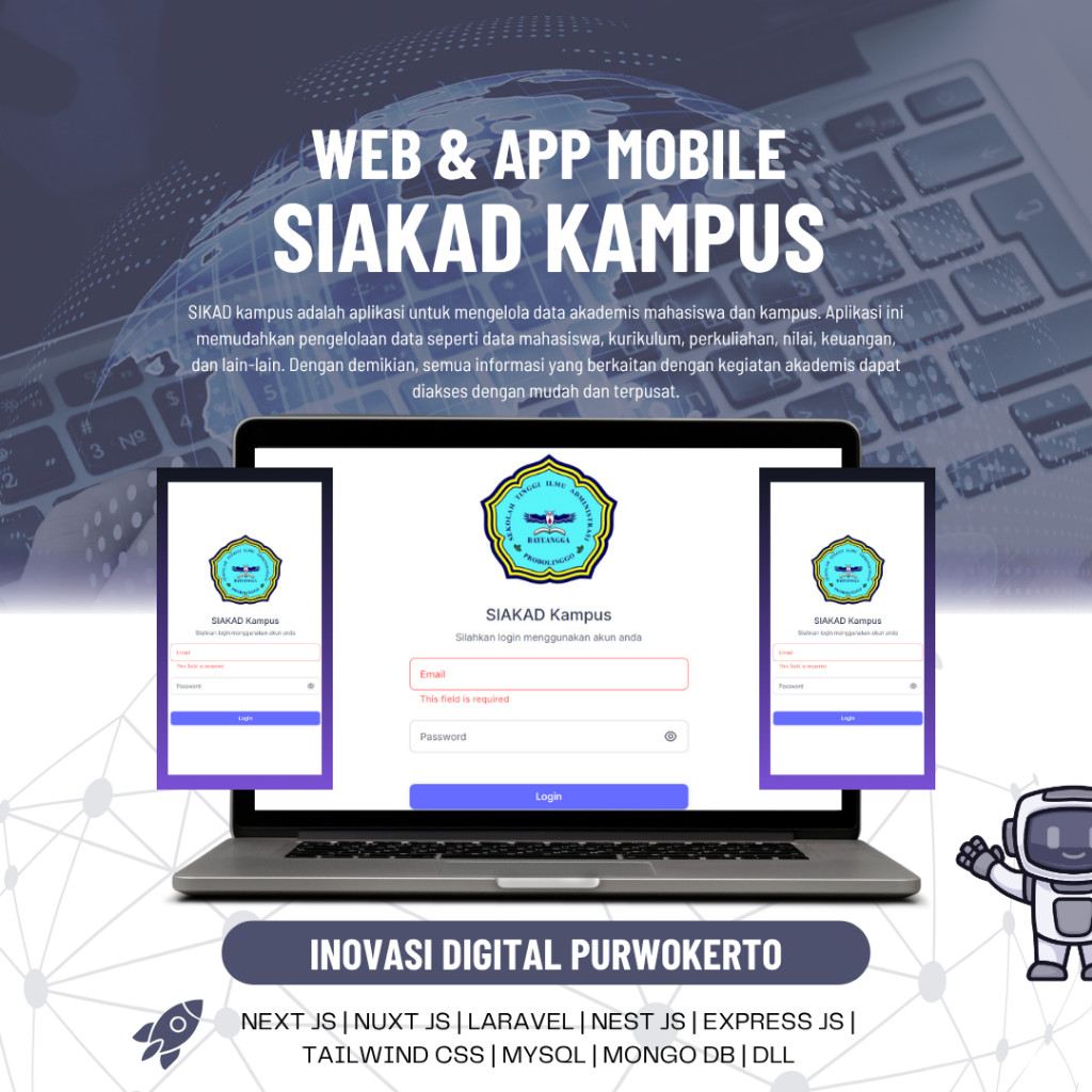 WEB APLIKASI SIAKAD KAMPUS MURAH DAN LENGKAP INTEGRASI PAYMENT GATEWAY  | JASA PEMBUATAN WEBSITE