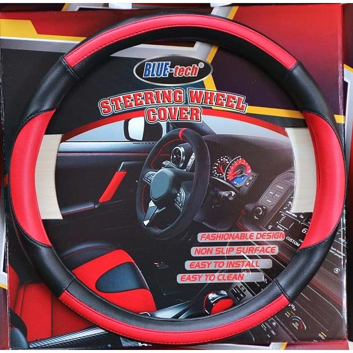 Cover Steer / Sarung Stir Mobil PREMIUM Avanza Xenia 2008 2011 - merah hitam