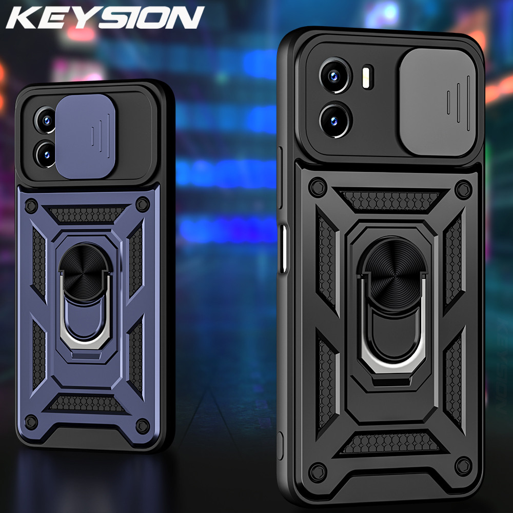 CASE VIVO Y15S / Y15A / Y01 IRING CASE MILITARY SLIDE CAMERA