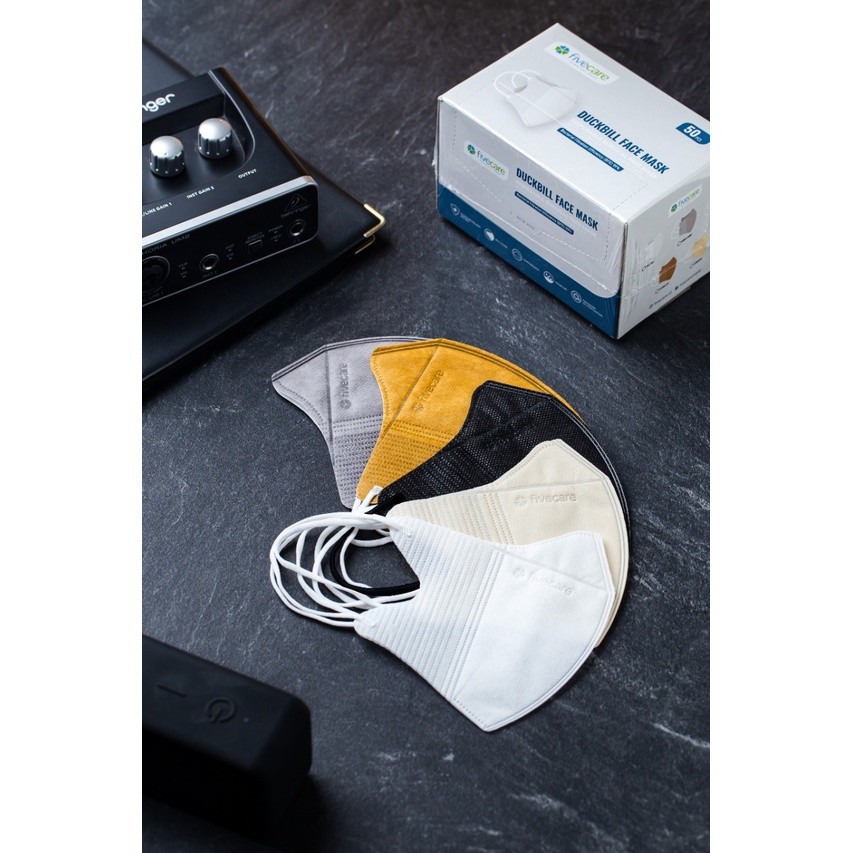 [50pcs] Masker Medis DuckBill 3Ply Surgical Mask Fivecare