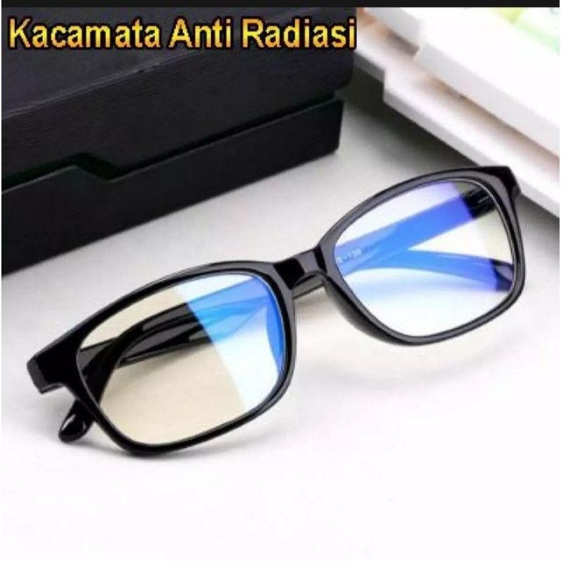 KACAMATA ANTI RADIASI LENSA BLUERAY KACA MATA NORMAL KACAMATA MURAH FRAME KACAMATA PRIA WANITA