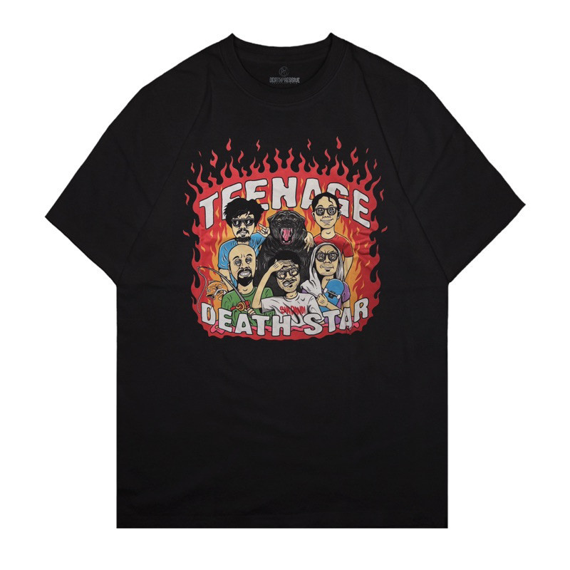 XtremeMerch Teenage Death Star "Indie Rock" Oversized Kaos 100% Original Tshirt