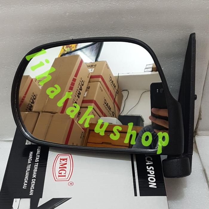 Kaca Spion Daihatsu Zebra Tahun 2000 Espass S92 Hitam Manual - KIRI