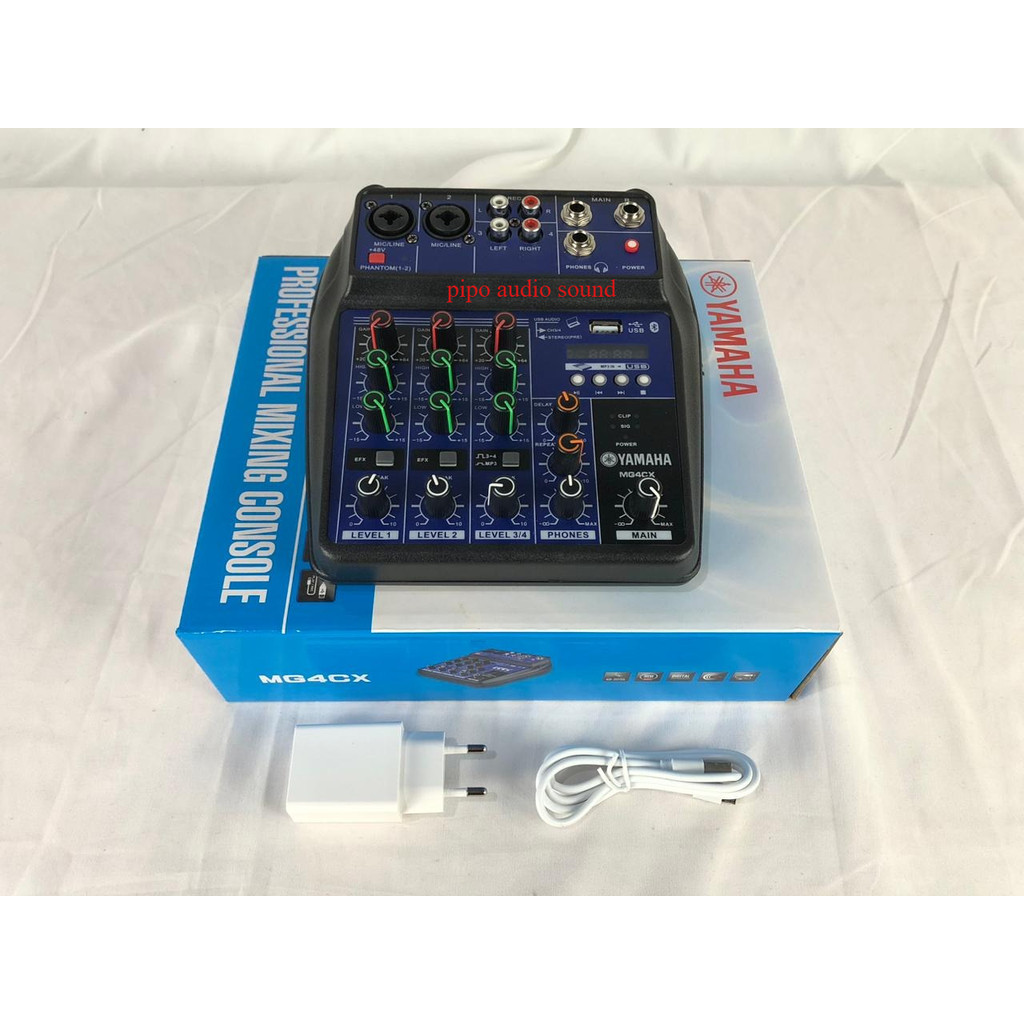 MIXER YAMAHA MG4CX MG 4 CX MG4 CX USB BLUETOOTH 4 CHANNEL MINI