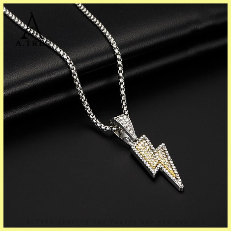 Kalung Titanium Pria Kalung Titanium Anti Karat Kalung Layer Kalung Rantai Titanium Pria Liontin Kal