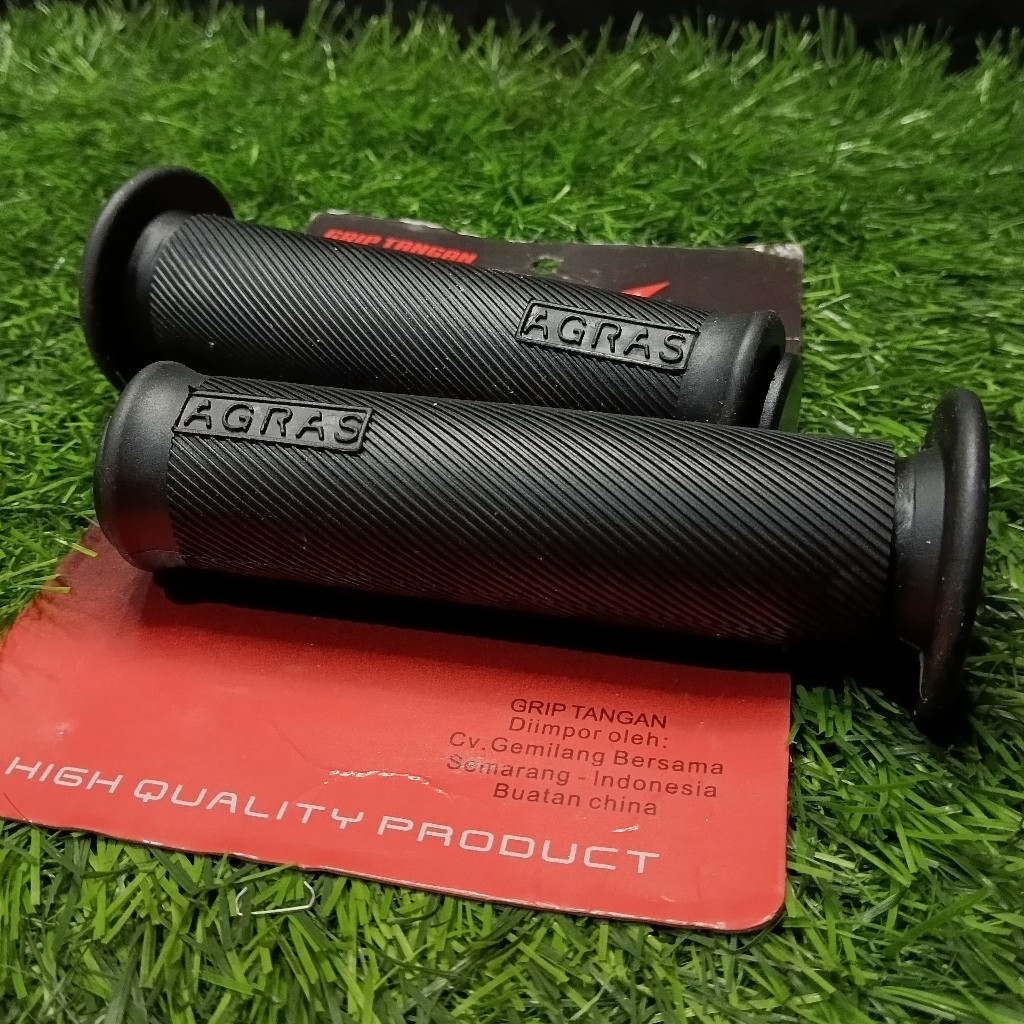 HANDGRIP AGRAS HITAM UNIVERSAL SET/KARET HANDGRIP AGRAS HITAM