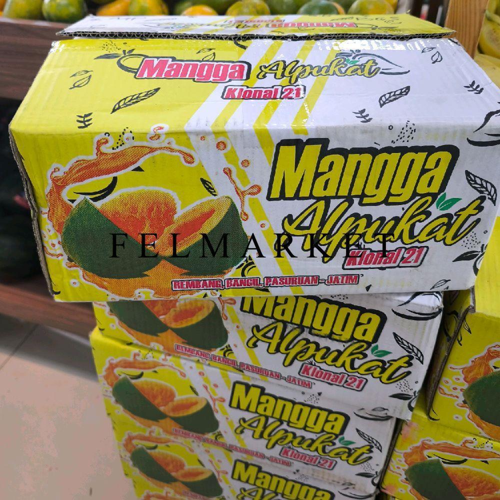 Promo Mangga Alpukat Matang Pohon Manis / Mangga Alpukat Manis / 5 Kg / Dus