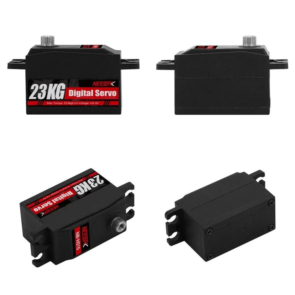 NEEBRC 23KG Low Profile Digital Servo High Torque Full Metal Gear for 1/8 1/10 RC Cars Axial Scx10 C