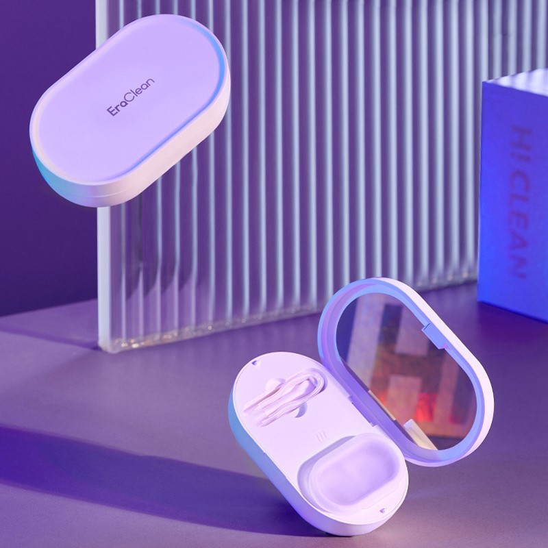 Ultrasonic Cleaner Contact Lens Cleaning Machine Colored Contact Lens Accessories Sonic Washing Case