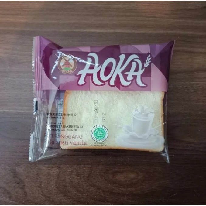 AOKA Roti Aoka Panggang RASA VANILLA