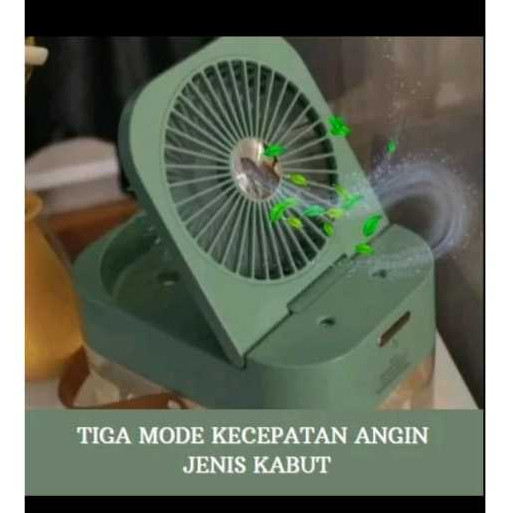 603ipas Angin AC Mini Remote Control + Baterai 2500 mAh  + Kapasitas Air 2,5 L + Bisa dilipat/  Kipa