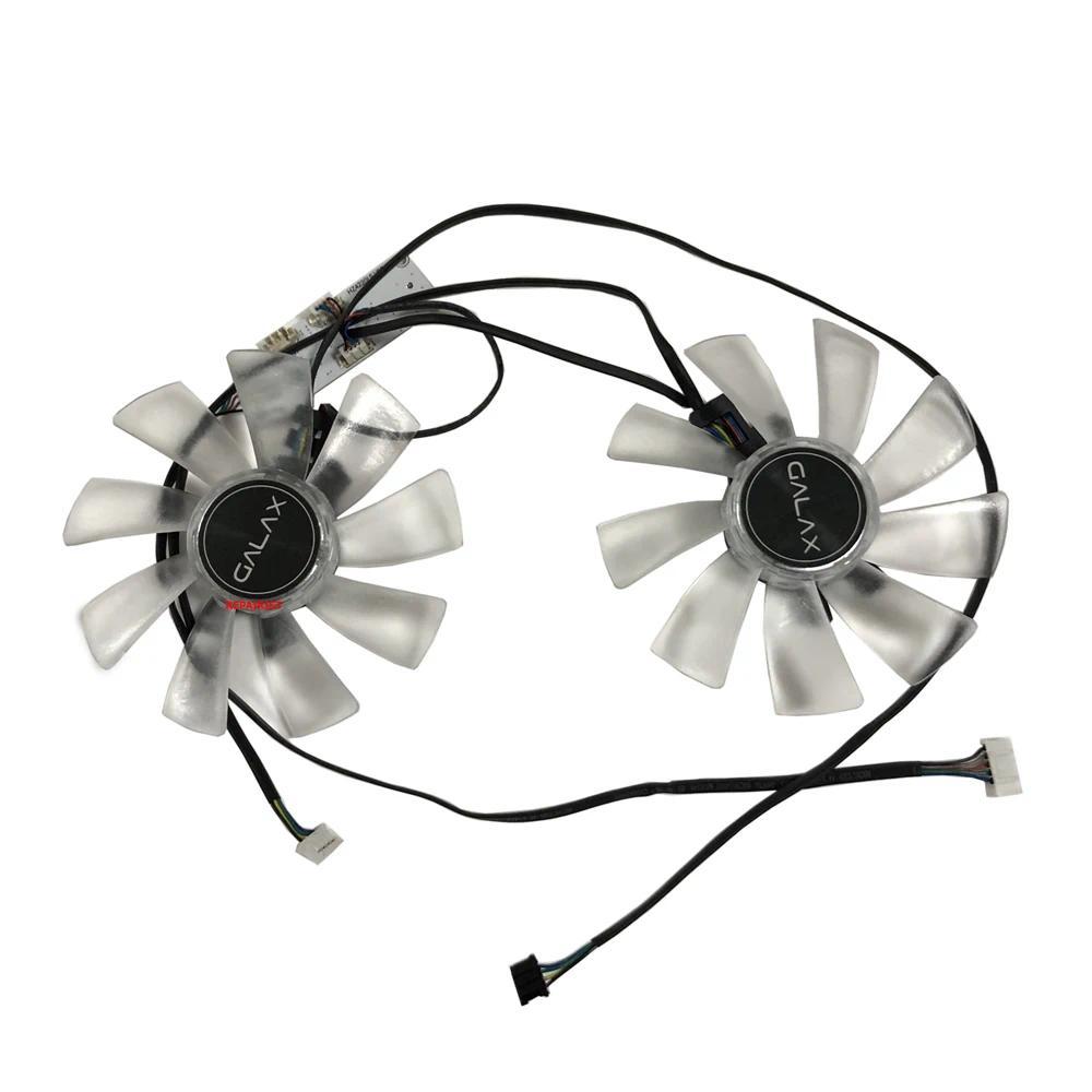 2Pcs/Set,GPU VGA Cooler,Video Card Fan,FY10015M12LPA,For KFA2 RTX 2070 2080 Super EX (1-Click OC),Fo