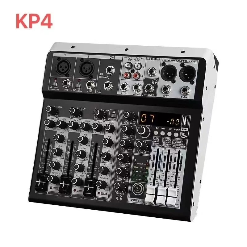 Mixer 4 chanel /mixer audio/mixer 4 chanel termurah /mixer mini/ Amplifier Bluetooth Mini mixer ashl