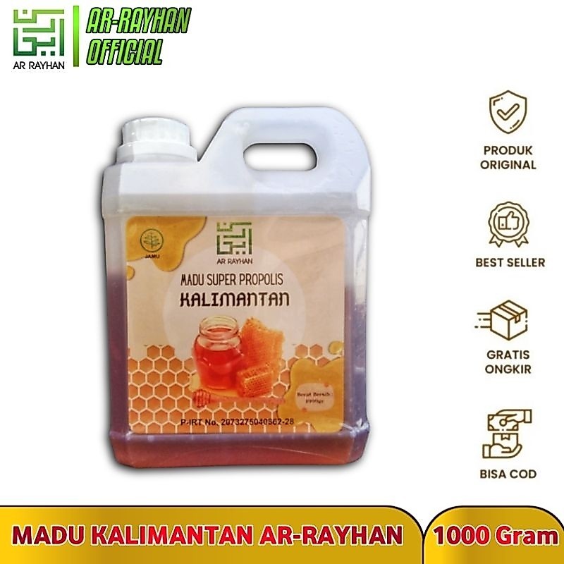 AR RAYHAN Madu Super Propolis Kalimantan plus Bee Pollen 1kg