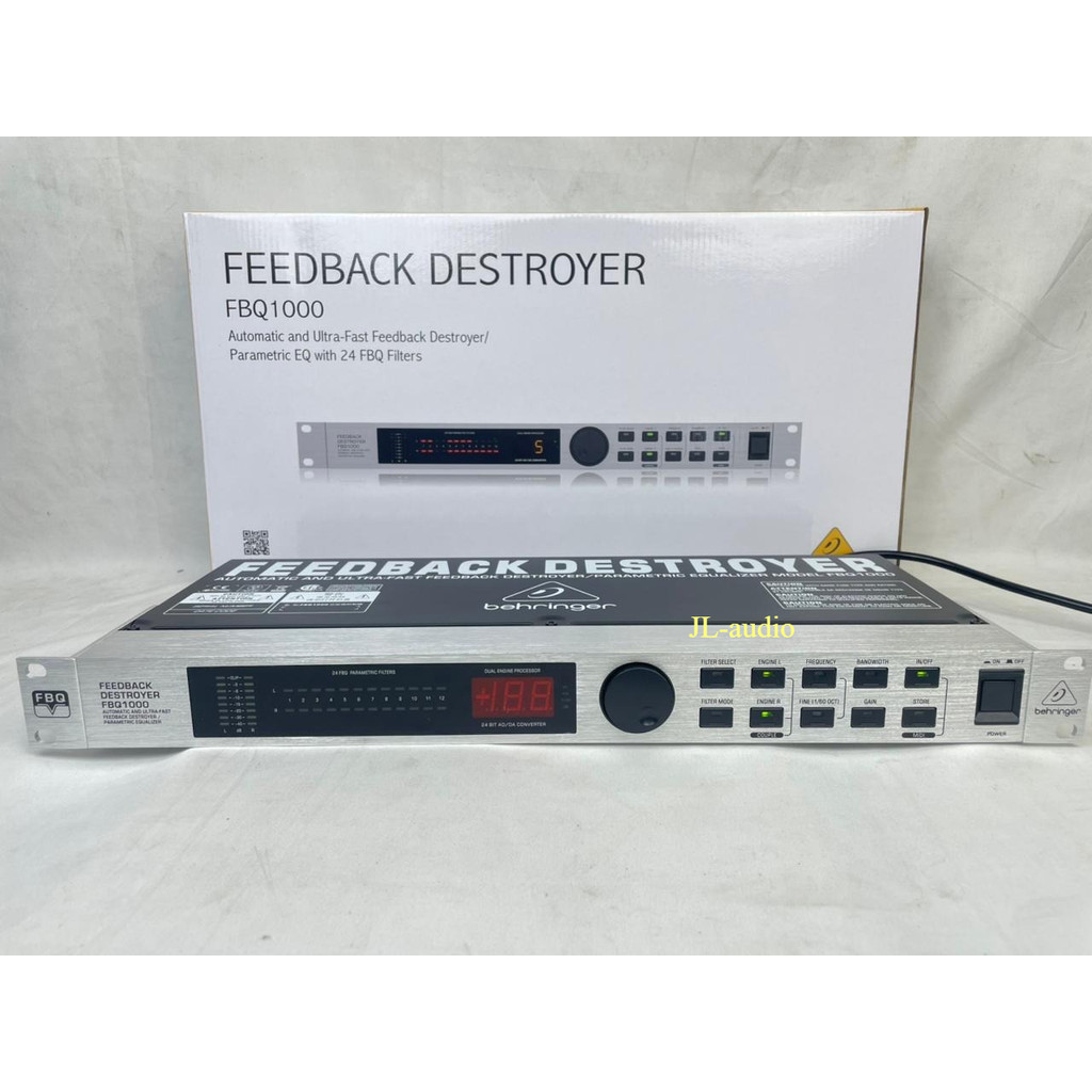 Behringer Feedback Destroyer FBQ1000 FBQ 1000 Anti-Feedback