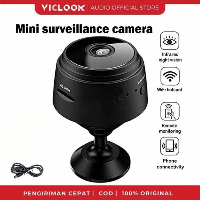 VICLOOK A9 CCTV Mini Smart Kamera Pengintai Wifi HD 1080P indoor outdoor Fully Upgraded camera - A9 