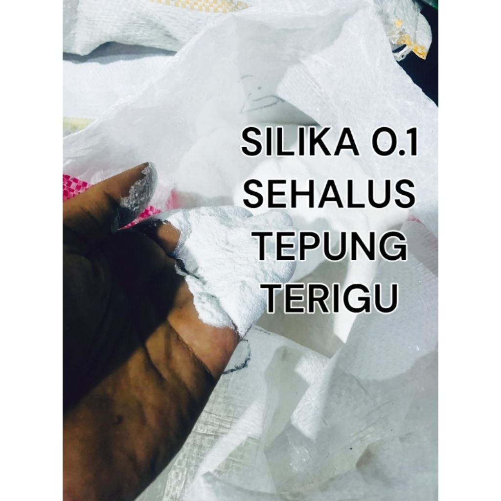 Pasir Silika Putih 0.1 / silika putih / silika 0.1 / silika / pasir silika putih / pasir silika
