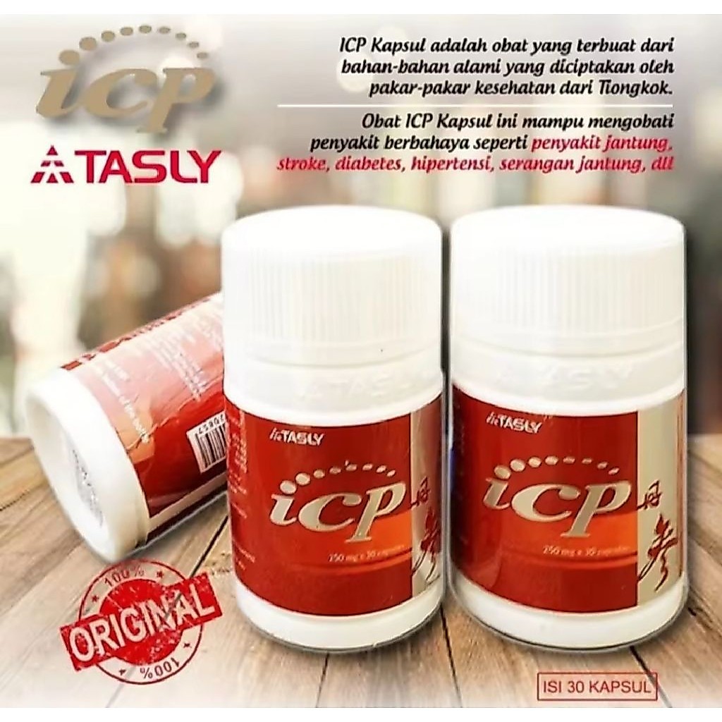 ICP TASLY Capsule Herbal Kesehatan Jantung Stroke Asli Original