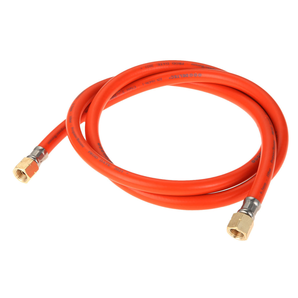 3pcs/kit Gas Hose 150cm Pressure Reducer 50mbar Regulator Set Transition 1/2" R X 1/4" Lks Adapter f