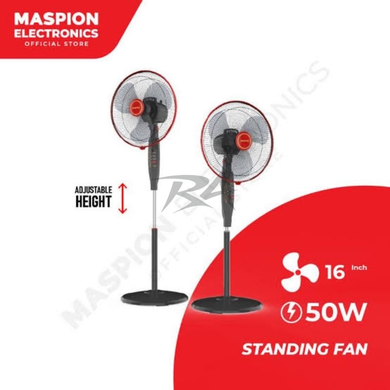 III KIPAS ANGIN BERDIRI KAKI BULAT MASPION STANDING STAND FAN EX 172 S EX172S 172S EX172 S 16 INCH I