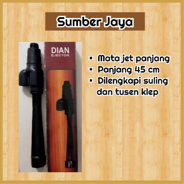 Mata Jet Panjang Dengan Suling Dan Mata Jet