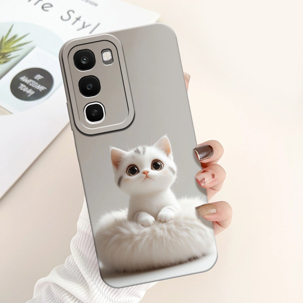 SPOT SPOTKESING Case Hp Realme C100 4G / C100i / C100X 2026 Terbaru - Gambar Kucing - Case Karet - C