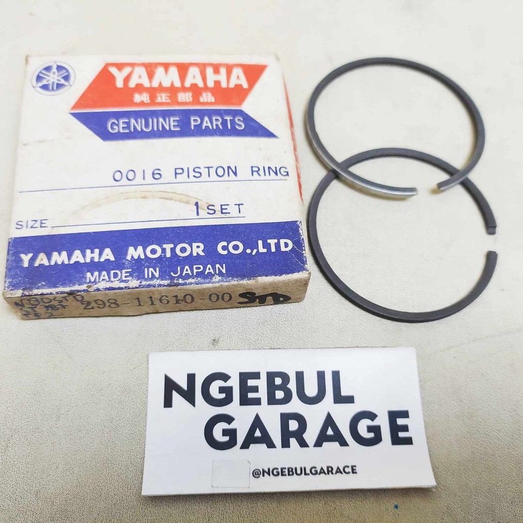Ring Piston V80 OS STD YAMAHA ORI JAPAN 298 11610 00