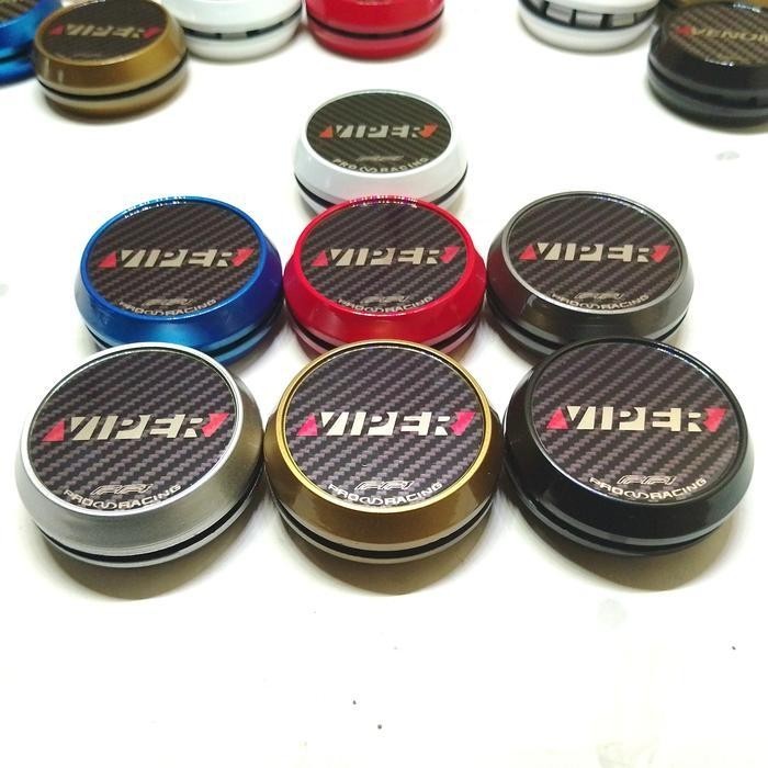 DOP VELG VARIASI VIPER FLOW FF1 7 CM - Hitam