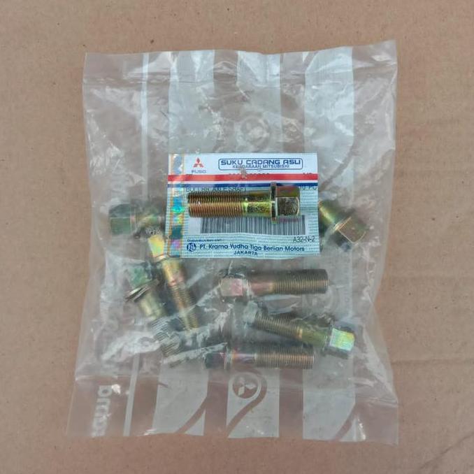 BAUT BOLT BOLD AS RODA PS 100 120 CANTER 110 125 ORIGINAL BARU / COPOTAN ORI MURAH
