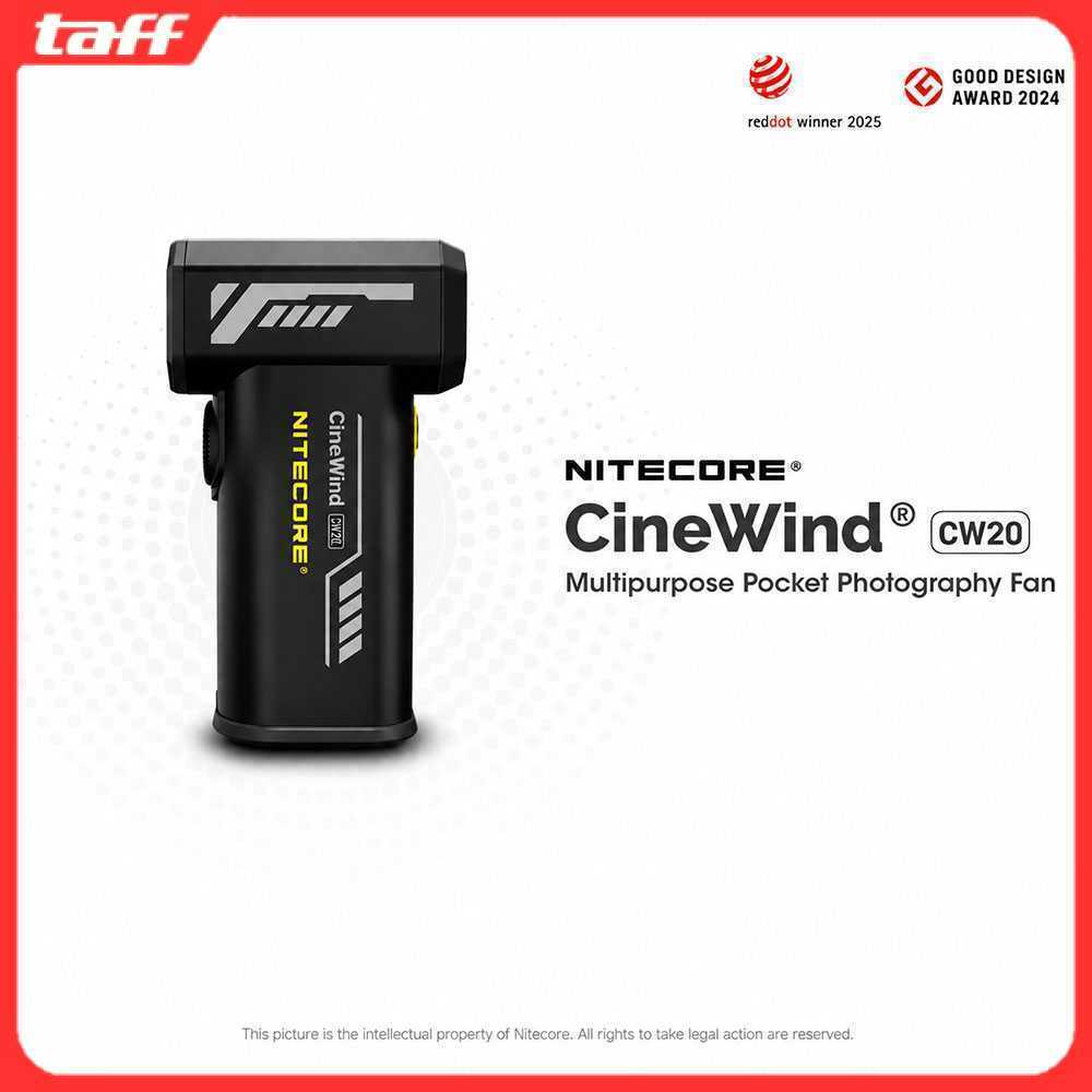 NITECORE Kipas Angin Portable CineWind Photography Fan 98000RPM 100W - CW20